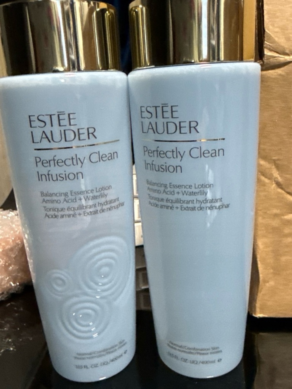 Estee Lauder Perfectly Clean Infusion Balancing Essence Lotion - Light Blue